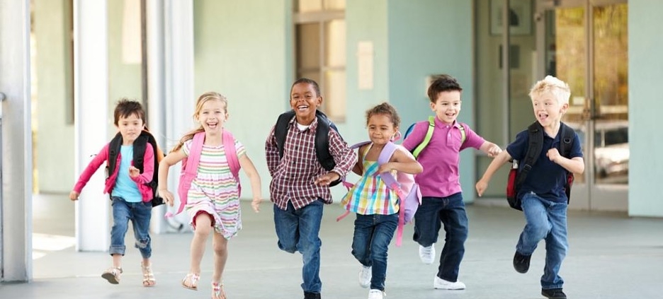 kids running