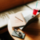 laptop sitting on a table in a coffee shop