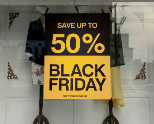 black friday sale sign