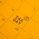 calendar displaying "tax day"