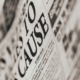 newspaper headline