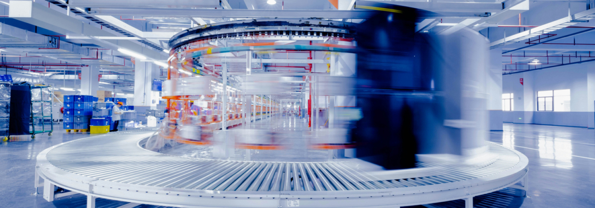 assembly line at a factory