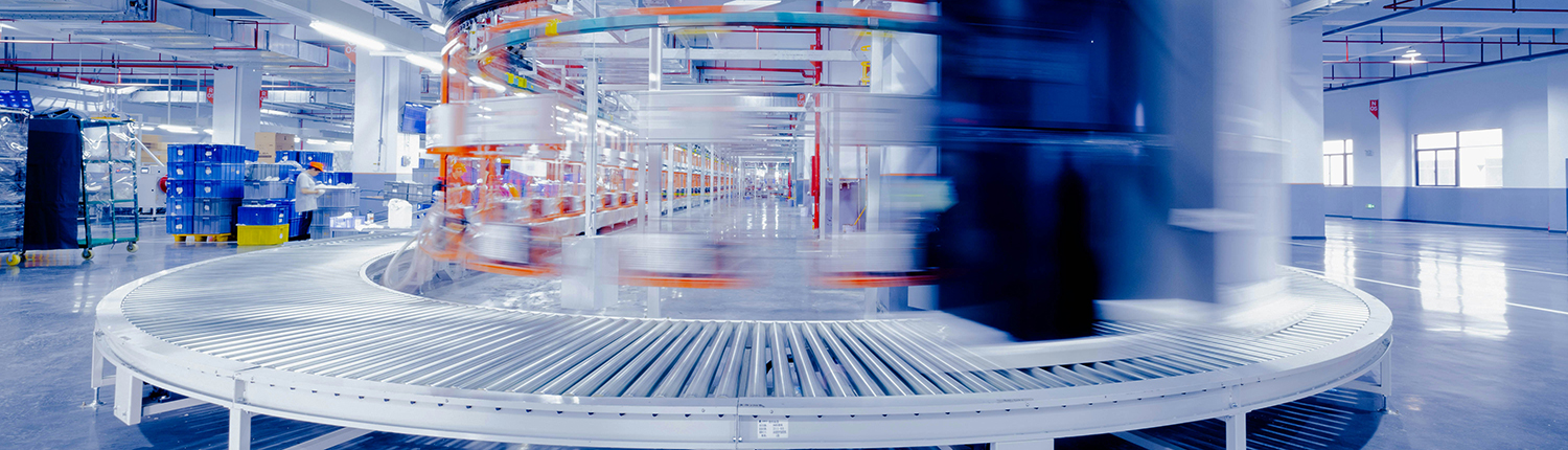 assembly line at a factory