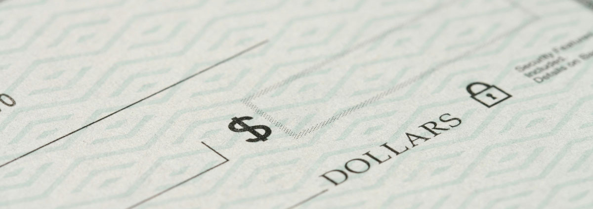 blank check