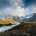 mountain peak with snow